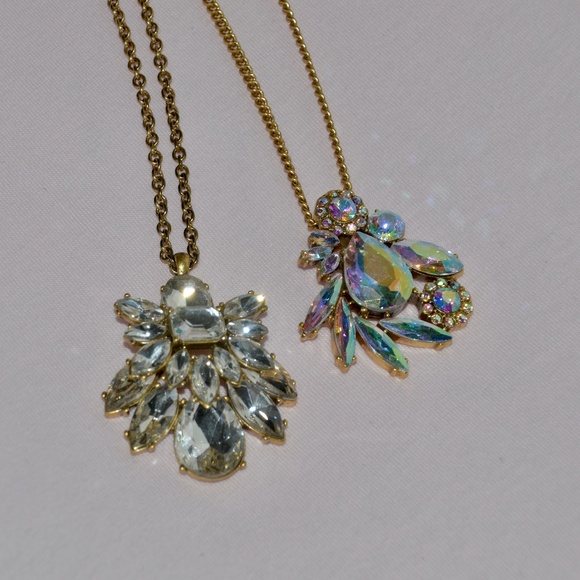 J. Crew Jewelry - Bundle of J. Crew Crystal Pendant Necklaces